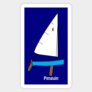 Penguin Dinghy Sailboat Magnet